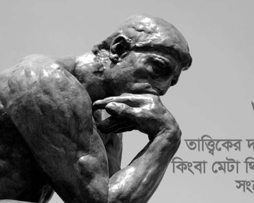 তাত্ত্বিকের দর্শন, কিংবা মেটা থিওরি সংক্রান্ত (২)